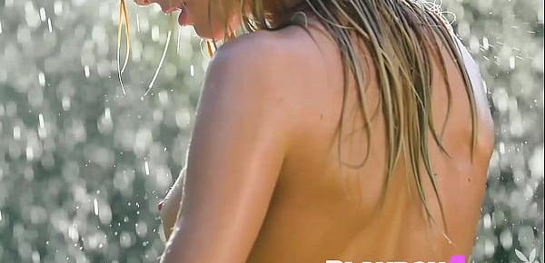  Wet petite model exposed amazing tits and hot body